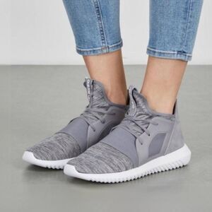 Adidas Tubular Defiant Grey Sneakers Everyday Size 8 Womens